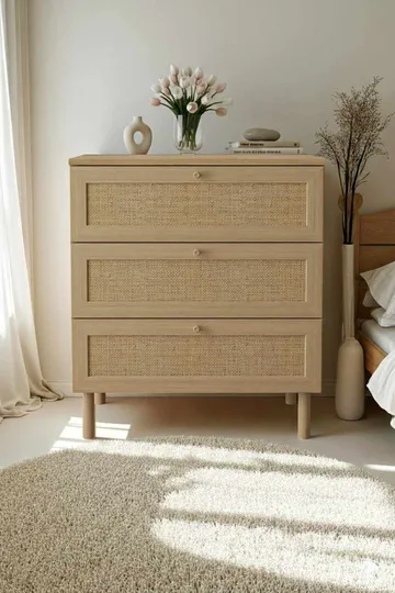 Meyloren Byrå 75 cm - Beige - Förvaring - Förvaringsmöbler - Byrå