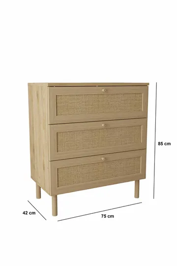 Meyloren Byrå 75 cm - Beige - Förvaring - Förvaringsmöbler - Byrå
