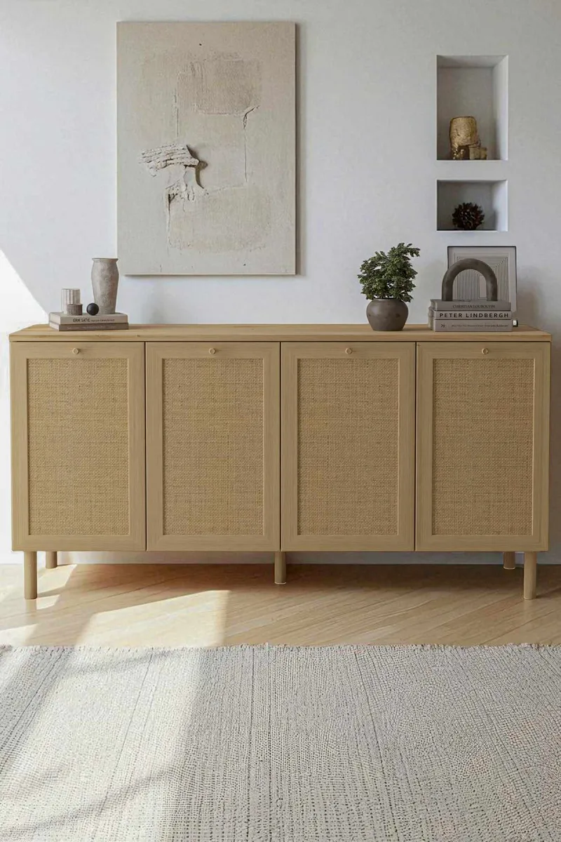 Meyloren Sideboard 160 cm - Beige - Förvaring - Förvaringsmöbler - Skänkar & sideboards