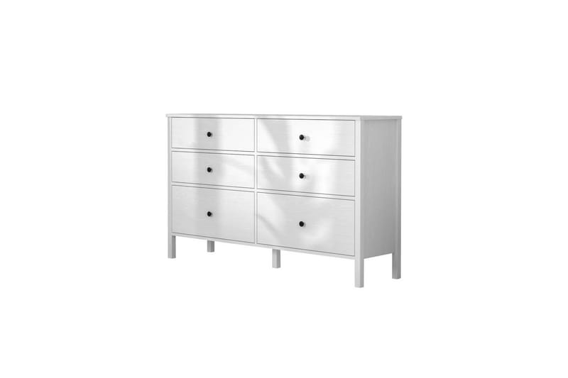 Meyric Hörnbyrå 154 cm, Natur/Vit