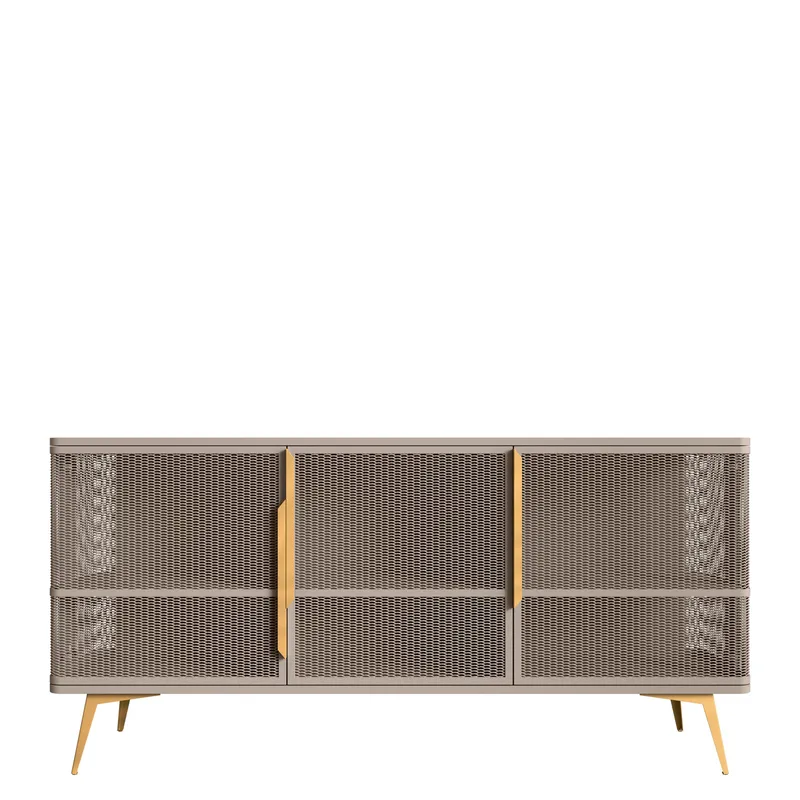 Mireva Skänk 180 cm - beige/guld - Förvaring - Förvaringsmöbler - Skänkar & sideboards