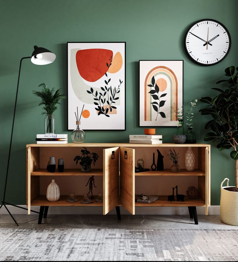 Mivora Konsolbord 180 cm - Sapphire Oak - Förvaring - Förvaringsmöbler - Skänkar & sideboards