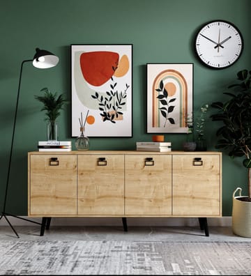 Mivora Konsolbord 180 cm - Sapphire Oak - Förvaring - Förvaringsmöbler - Skänkar & sideboards