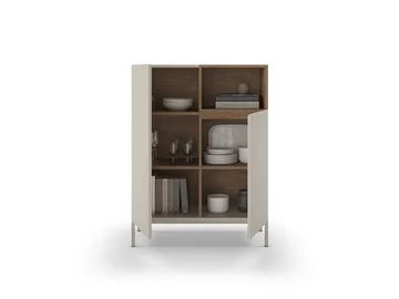 Morlen Sideboard 90x120x41,8 cm - Santstone och naturlig ek - Förvaring - Förvaringsmöbler - Skänkar & sideboards