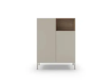 Morlen Sideboard 90x120x41,8 cm - Santstone och naturlig ek - Förvaring - Förvaringsmöbler - Skänkar & sideboards