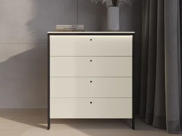 Navron Byrå 101 cm - Beige - Förvaring - Förvaringsmöbler - Byrå