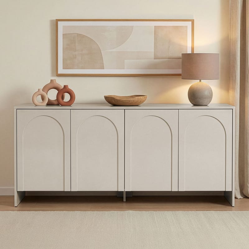 Nelora Konsolbord 180 cm - Cream - Förvaring - Förvaringsmöbler - Skänkar & sideboards