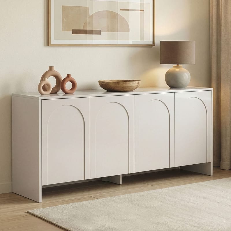 Nelora Konsolbord 180 cm - Cream - Förvaring - Förvaringsmöbler - Skänkar & sideboards
