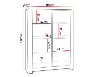 Norrhassel Skänk 103 cm - brun - Förvaring - Förvaringsmöbler - Byrå
