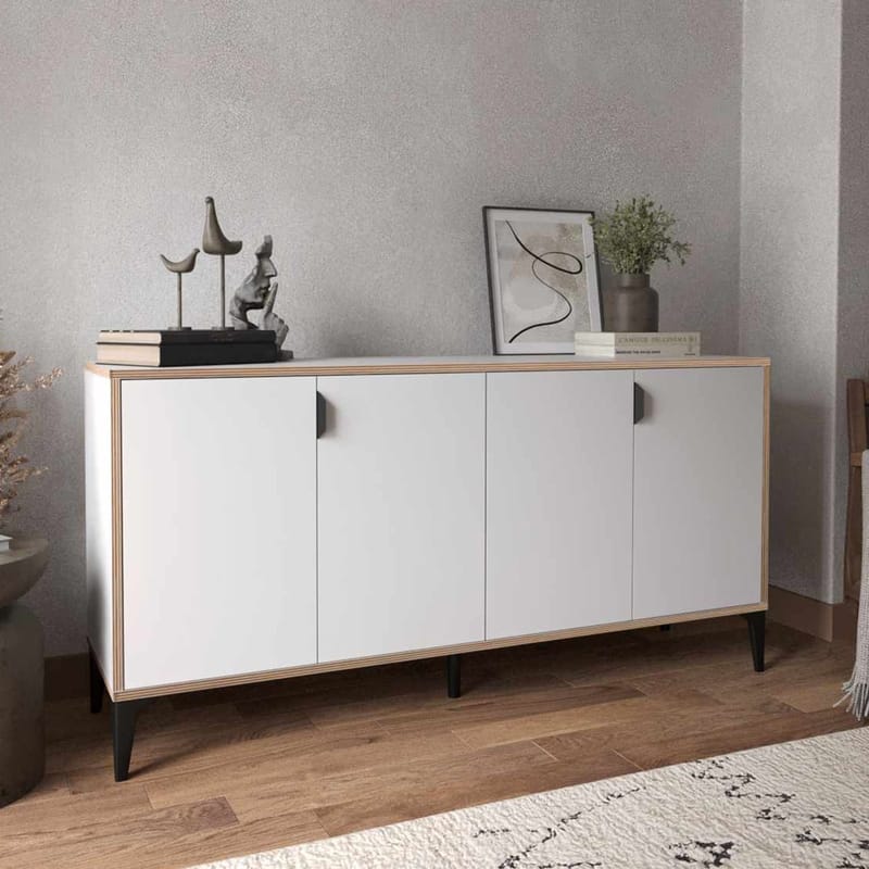Olyros Sideboard 160 cm - Vit - Förvaring - Förvaringsmöbler - Skänkar & sideboards