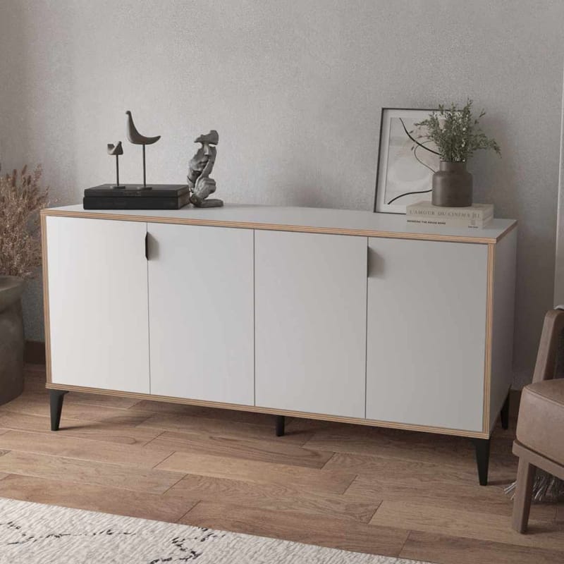 Olyros Sideboard 160 cm - Vit - Förvaring - Förvaringsmöbler - Skänkar & sideboards