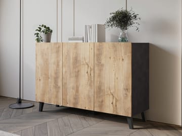 Orvik Skänk 120 cm - grå, brun - Förvaring - Förvaringsmöbler - Skänkar & sideboards