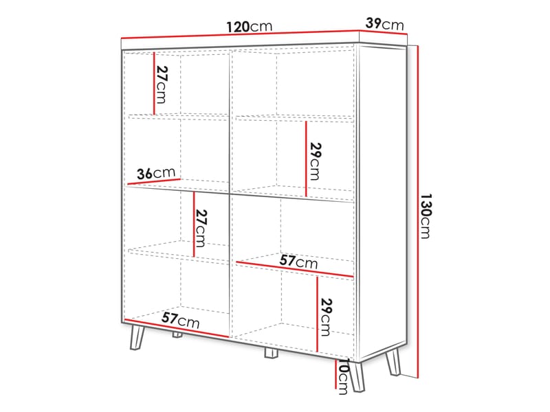 Orvik Skänk 120 cm - svart - Förvaring - Förvaringsmöbler - Byrå