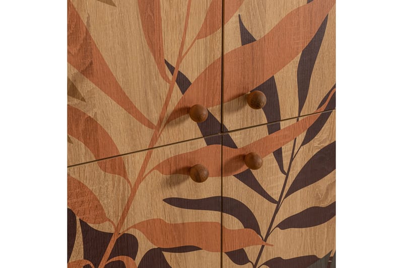 PALM Highboard 95x111 cm Brun/Svart - Förvaring - Förvaringsmöbler - Byrå