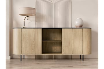 Pantego Skänk 184x40 cm i Trä med Metallben - Brun - Förvaring - Förvaringsmöbler - Skänkar & sideboards