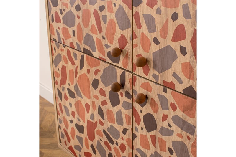 PEBBLE Highboard 95x111 cm Brun - Förvaring - Förvaringsmöbler - Byrå
