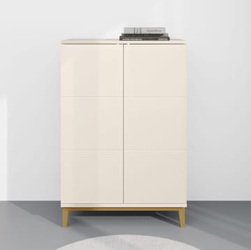 Pelle Högskåp 80x121 cm - Kashmir och ek - Förvaring - Förvaringsmöbler - Skänkar & sideboards