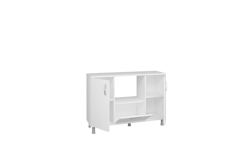 PIETRO Highboard 120x86,5 cm Vit - Byrå