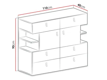 Planeta Skänk - Förvaring - Förvaringsmöbler - Skänkar & sideboards