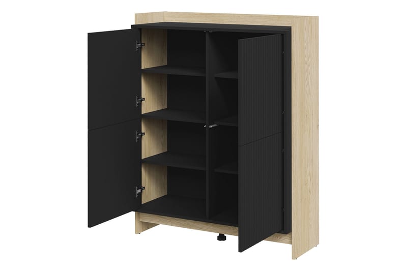 Polina Byrå 100 cm - Brun/Svart - Förvaring - Förvaringsmöbler - Byrå