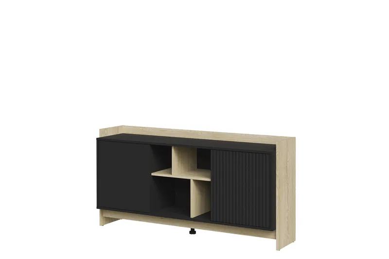 Polina Byrå 150 cm, Brun/Svart