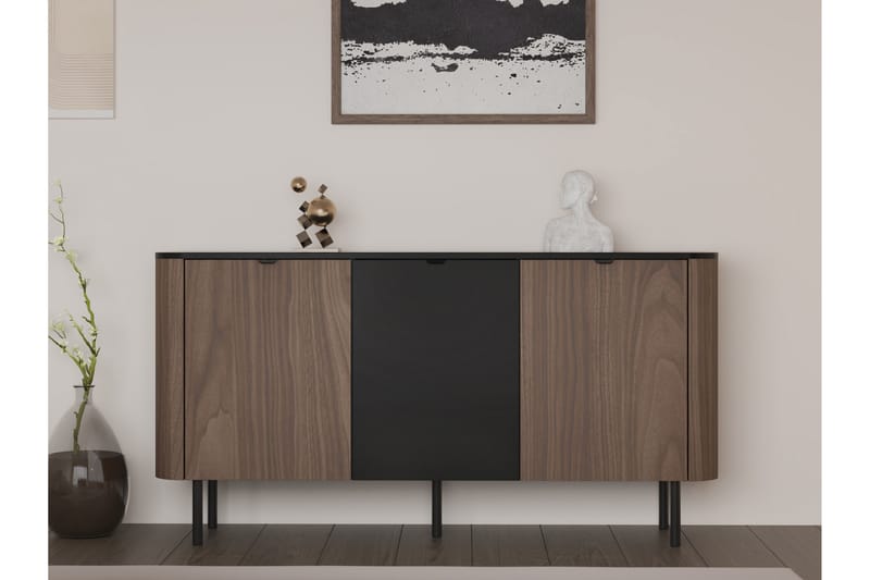 Pollena Skänk 151x39 cm - Brun - Förvaring - Förvaringsmöbler - Skänkar & sideboards