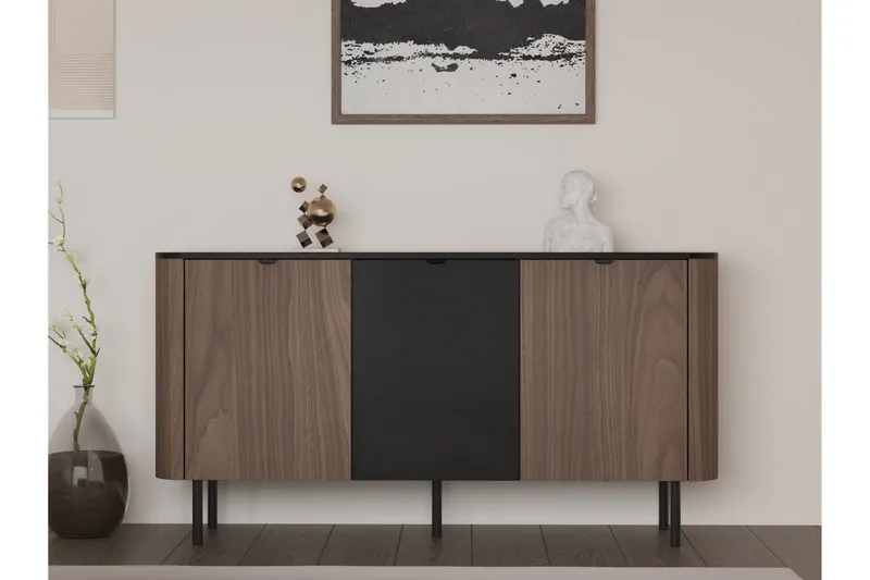 Pollena Skänk 151x39 cm - Brun - Förvaring - Förvaringsmöbler - Skänkar & sideboards