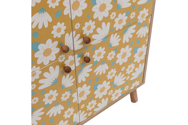 POSY Highboard 95x111 cm Brun/Vit - Förvaring - Förvaringsmöbler - Byrå