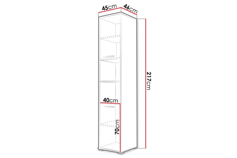 Rauk Highboard - Grå - Förvaring - Förvaringsmöbler - Byrå