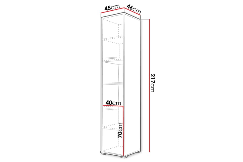 Rauk Highboard - Grå - Förvaring - Förvaringsmöbler - Byrå