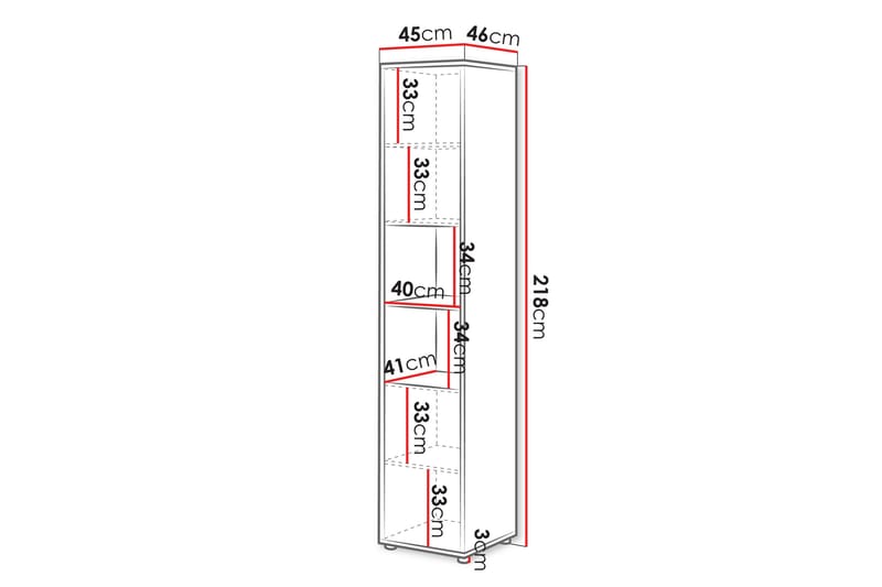 Rauk Highboard - Vit - Förvaring - Förvaringsmöbler - Byrå
