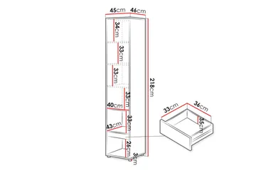 Rauk Highboard - Vit - Förvaring - Förvaringsmöbler - Byrå