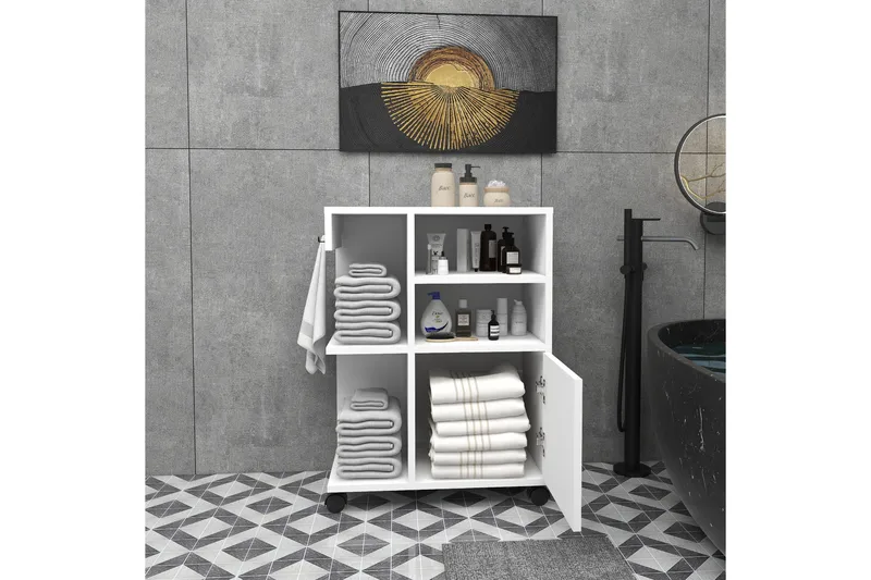 Rebus Skåpsbyrå - Vit - Förvaring - Kontorsförvaring - Hurtsar