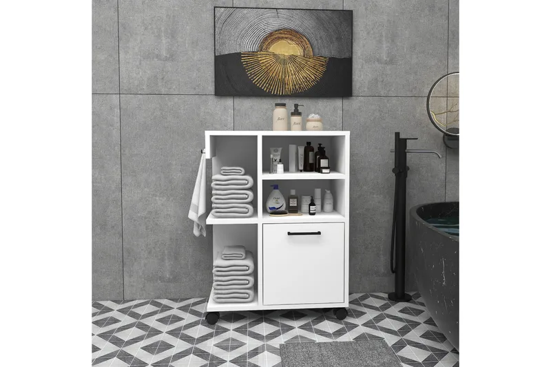 Rebus Skåpsbyrå - Vit - Förvaring - Kontorsförvaring - Hurtsar