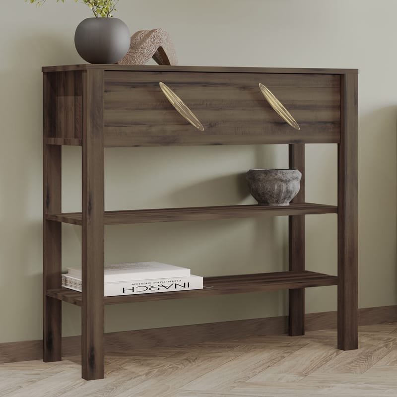 Relon Byrå 90x85x30 cm - Antik valnöt - Förvaring - Förvaringsmöbler - Skänkar & sideboards