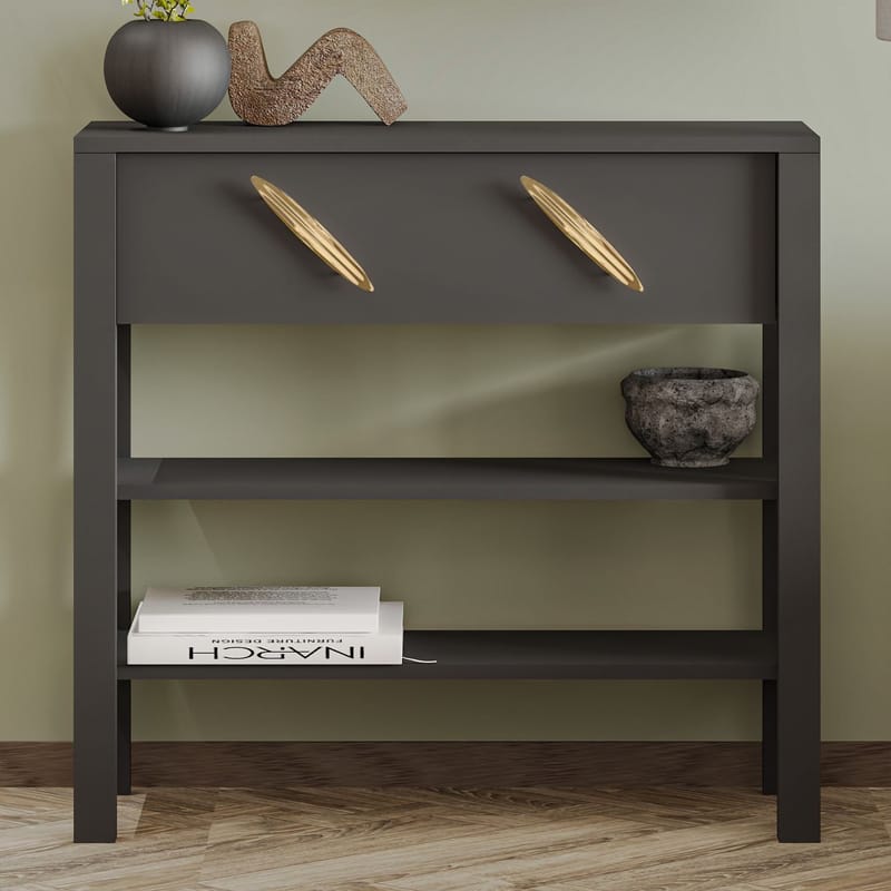 Relon Byrå 90x85x30 cm - Antracit - Förvaring - Förvaringsmöbler - Skänkar & sideboards