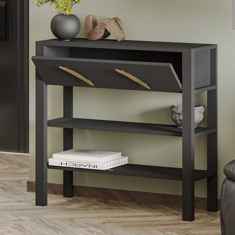Relon Byrå 90x85x30 cm - Antracit - Förvaring - Förvaringsmöbler - Skänkar & sideboards