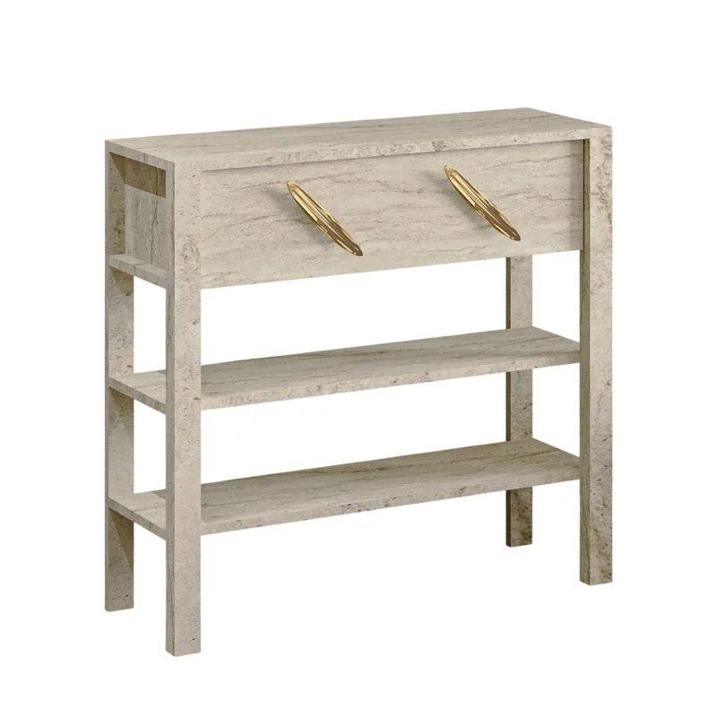 Relon Byrå 90x85x30 cm - Travertin - Förvaring - Förvaringsmöbler - Skänkar & sideboards