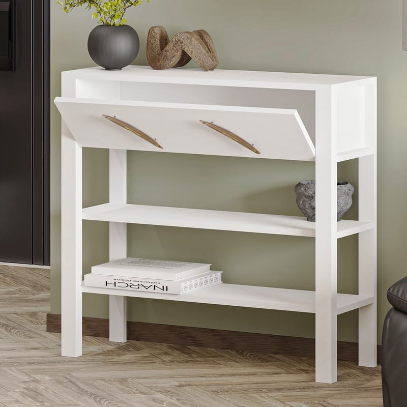 Relon Byrå 90x85x30 cm - Vit - Förvaring - Förvaringsmöbler - Skänkar & sideboards