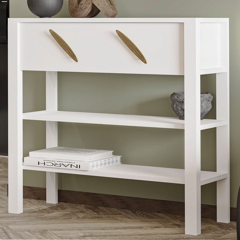 Relon Byrå 90x85x30 cm - Vit - Förvaring - Förvaringsmöbler - Skänkar & sideboards