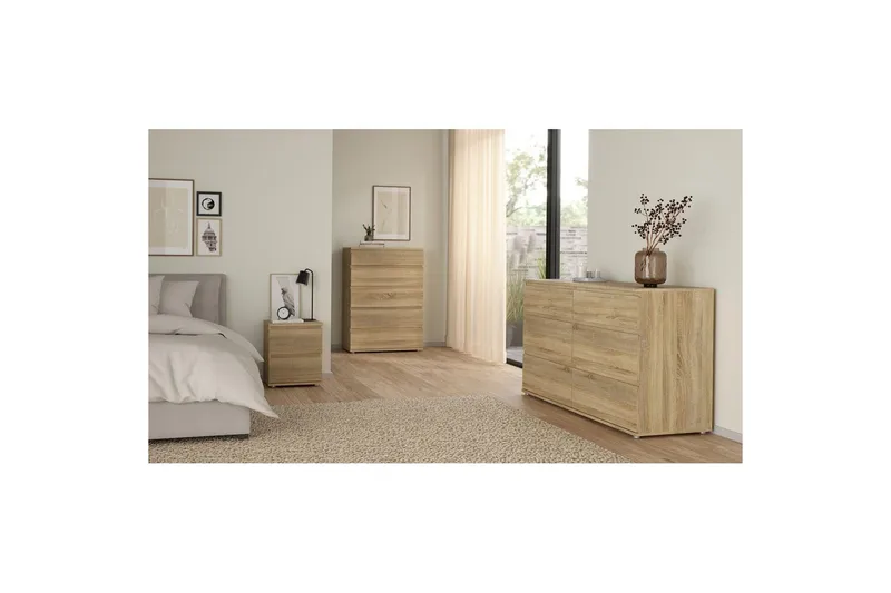 Rengo Byrå 76,8 cm - Natur - Förvaring - Förvaringsmöbler - Byrå