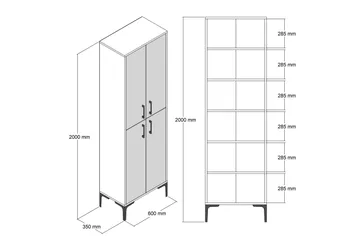 Retzow Highboard - Beige - Förvaring - Förvaringsmöbler - Byrå