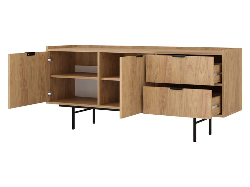 Rolden Skänk 150x68 cm - Valnöt - Förvaring - Förvaringsmöbler - Skänkar & sideboards
