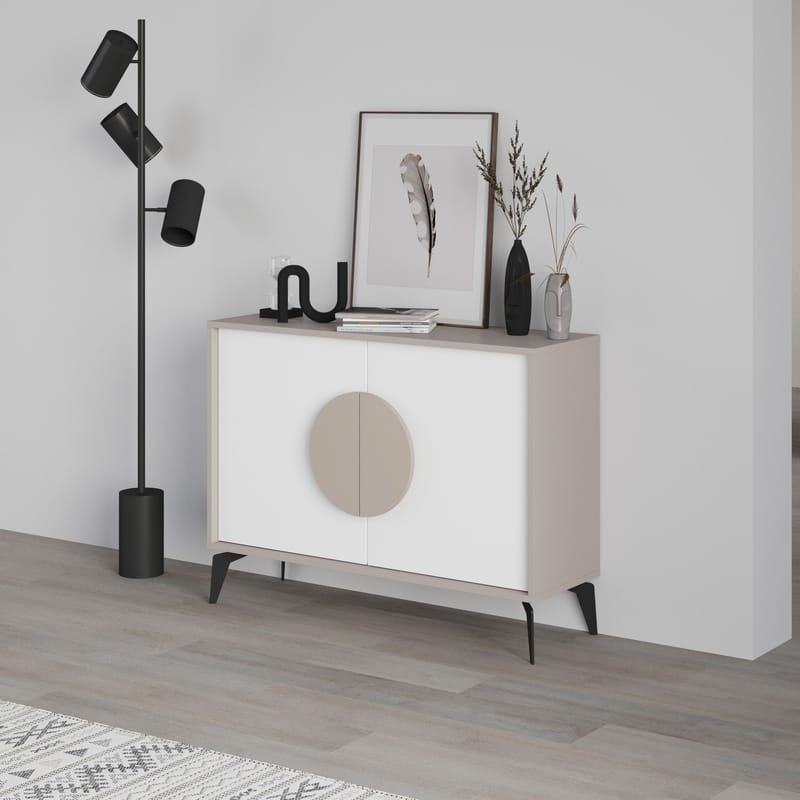 Rolina Konsolbord 110 cm - Ljus mocka vit - Förvaring - Förvaringsmöbler - Skänkar & sideboards