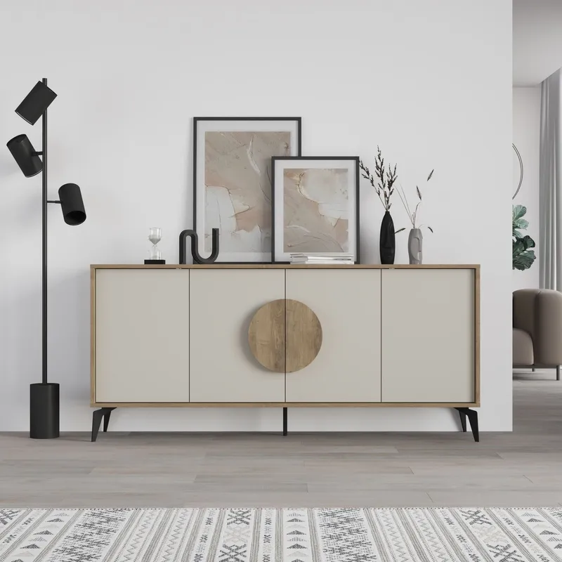 Rolina Konsolbord 180 cm - Hitit och sandsten - Förvaring - Förvaringsmöbler - Skänkar & sideboards