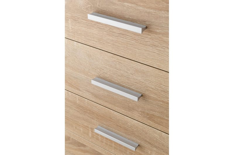 Rullkontejner Wohnling 4 lådor med hjul, förvaringsbricka, foliebelagd spånskiva, modern stil Sonoma - Sonoma - Förvaring - Förvaringsmöbler - Byrå