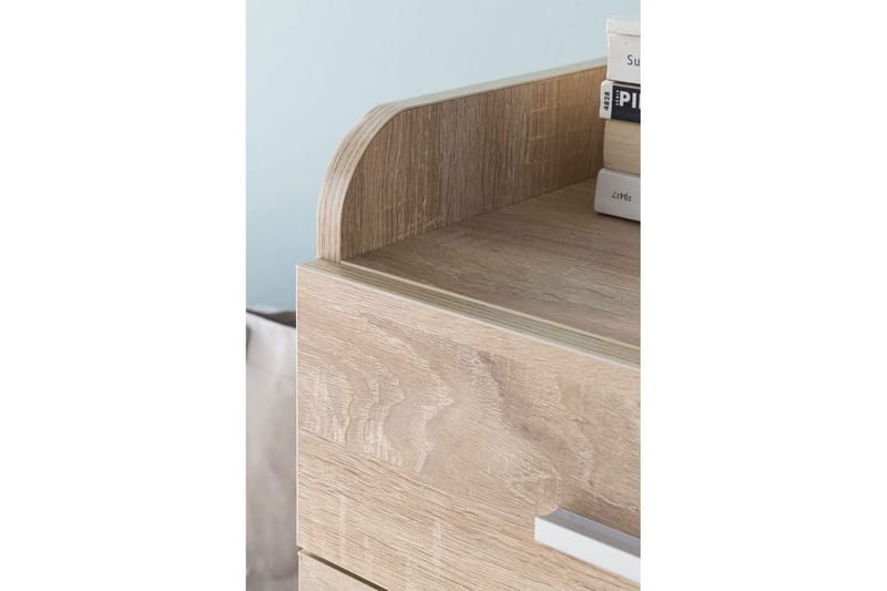 Rullkontejner Wohnling 4 lådor med hjul, förvaringsbricka, foliebelagd spånskiva, modern stil Sonoma - Sonoma - Förvaring - Kontorsförvaring - Hurtsar