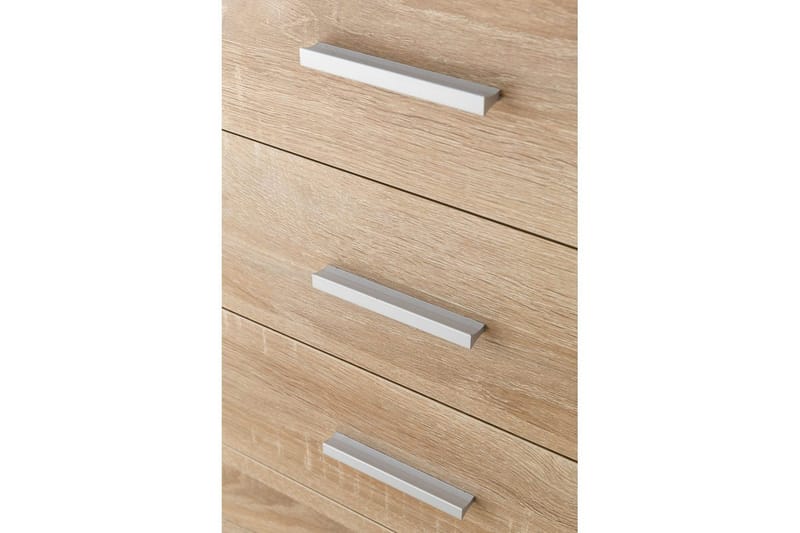 Rullkontejner Wohnling 4 lådor med hjul, förvaringsbricka, foliebelagd spånskiva, modern stil Sonoma - Sonoma - Förvaring - Förvaringsmöbler - Byrå