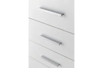 Rullkontejner Wohnling 4 lådor med hjul, förvaringsbricka, foliebelagd spånskiva, modern stil Vit - Vit - Förvaring - Kontorsförvaring - Hurtsar