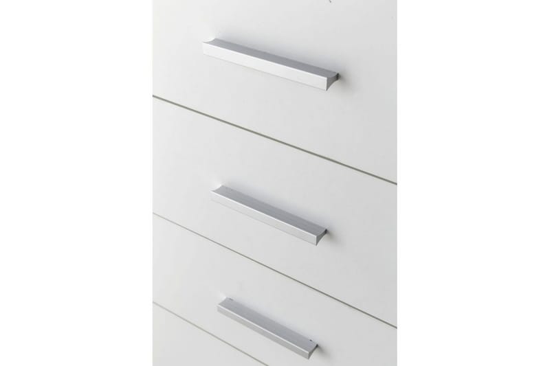 Rullkontejner Wohnling 4 lådor med hjul, förvaringsbricka, foliebelagd spånskiva, modern stil Vit - Vit - Förvaring - Kontorsförvaring - Hurtsar